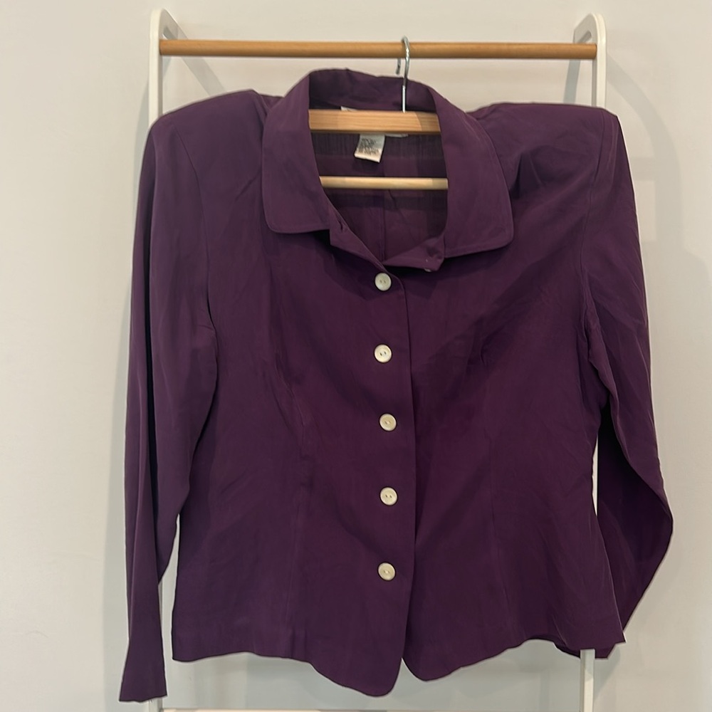 *Vintage* Victoria Holley Silk Blouse